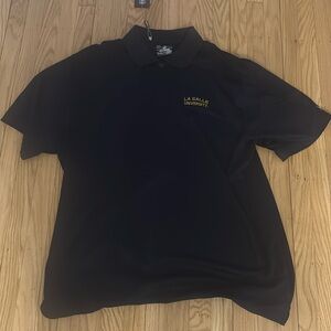 NWT Under Armour LaSalle University Navy Golf Polo Shirt XXL Heat Gear